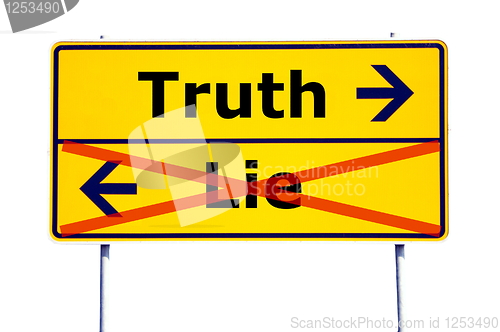 Image of truth or lie