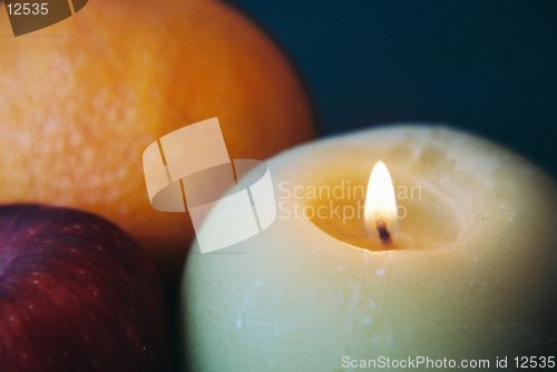 Image of fruit candle