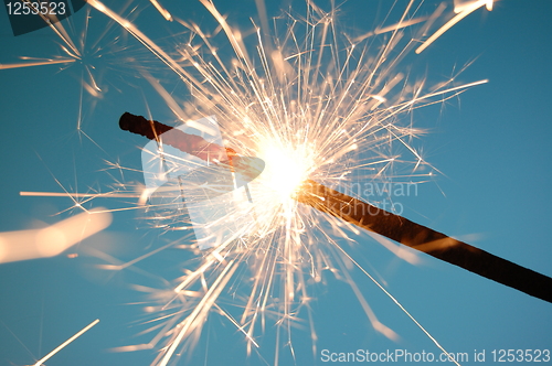 Image of abstract sparkler background