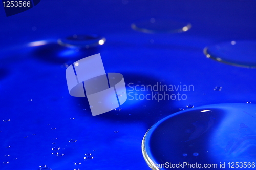 Image of abstract blue background
