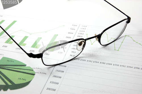 Image of business chart showing success