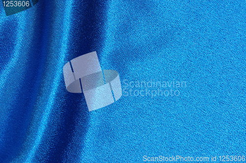 Image of blue satin background