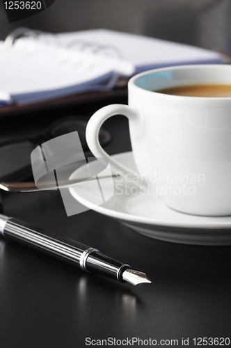 Image of coffee organizer on a table 