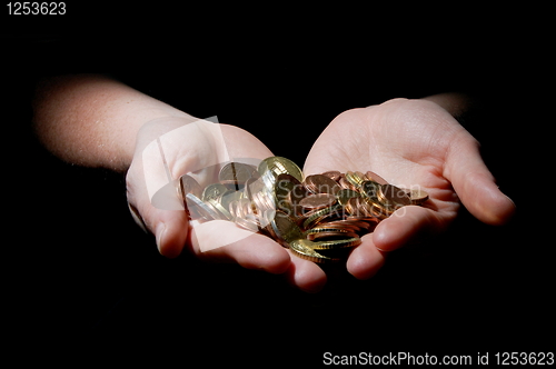 Image of hands with money