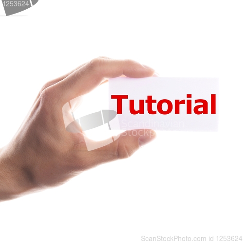 Image of tutorial