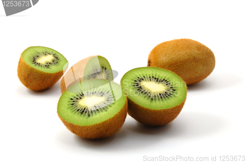 Image of kiwi fruit isolated on white background