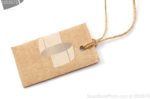 Image of blank price tag