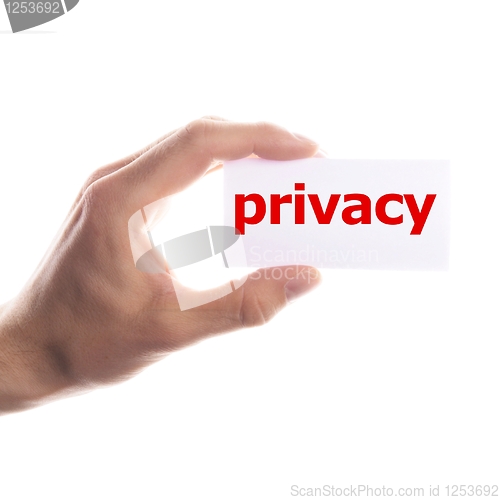 Image of privacy