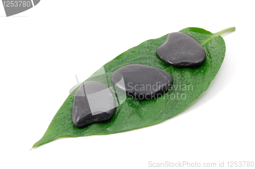 Image of stones isolated on white background