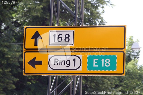 Image of Street sign in Oslo