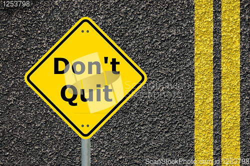 Image of dont quit motivation