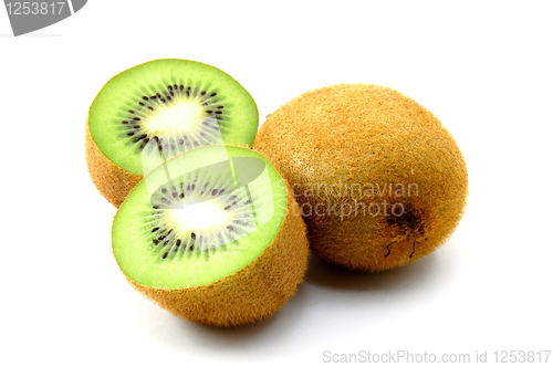 Image of kiwi fruit isolated on white background