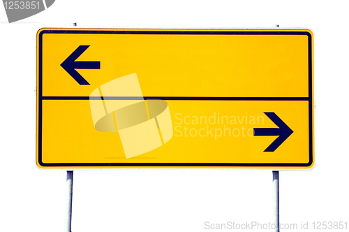 Image of blank sign