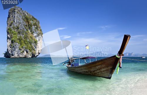 Image of Long tail boat in Thailand