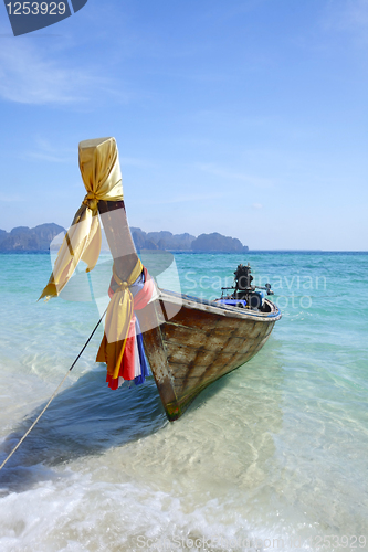 Image of Long tail boat in Thailand 