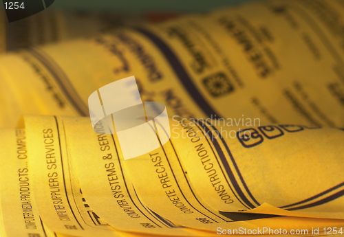 Image of Yellow pages