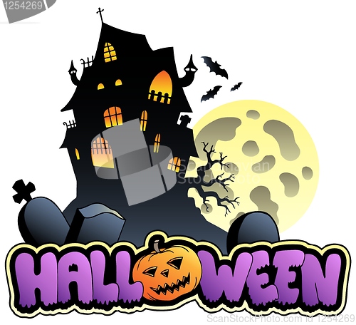 Image of Halloween sign and image 2