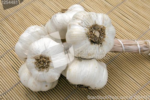 Image of Braided Fresh Garlic