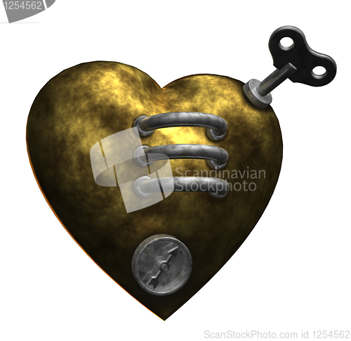 Image of metal heart