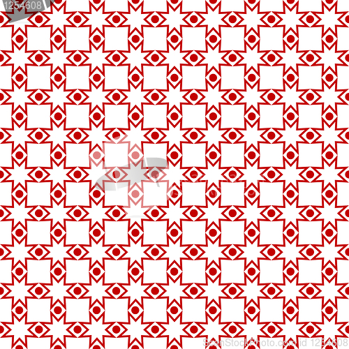 Image of  seamless dots and checkered pattern 