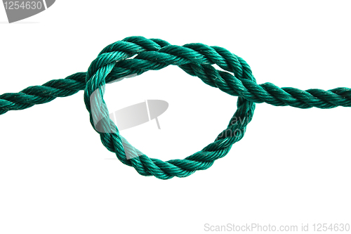 Image of Rope with a heart shape knot