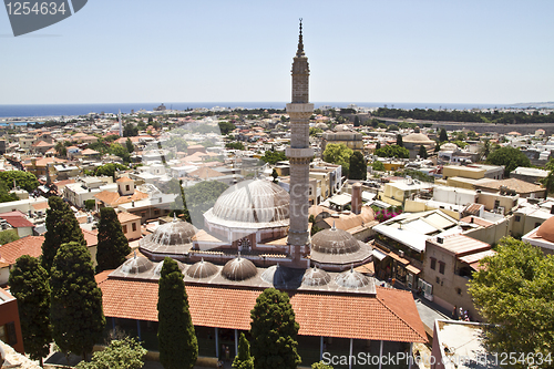 Image of View of Rhodes Old Town 