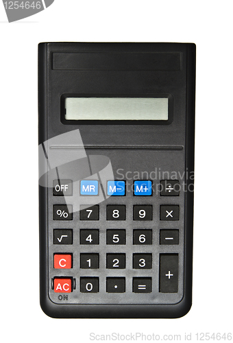 Image of Black calculator 