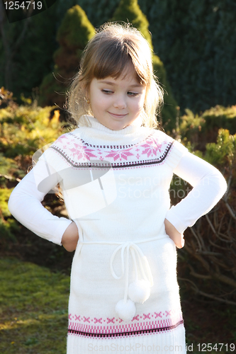 Image of Beautiful little portrait of girl