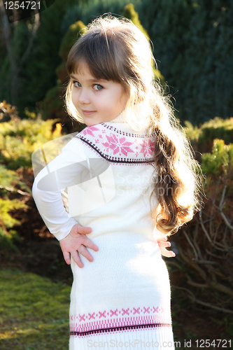 Image of Beautiful little portrait of girl