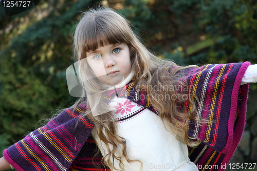 Image of Beautiful little portrait of girl