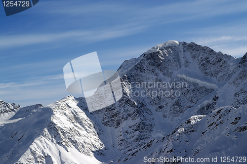 Image of High mountains. Caucasus, Donguzorun.