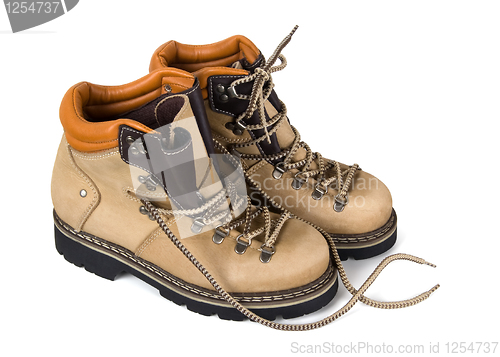 Image of Pair of hiking boots