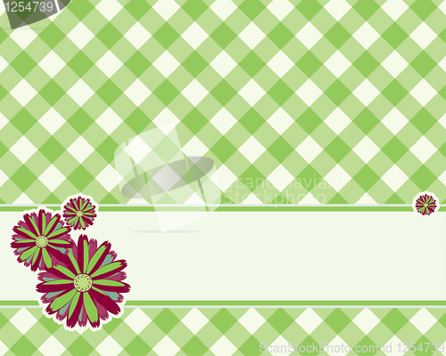 Image of checkered background in a light green color