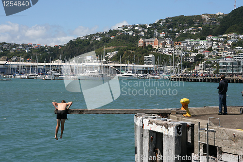 Image of hanging around