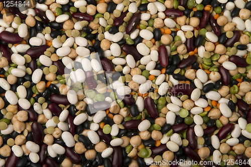 Image of mixed dried beans 