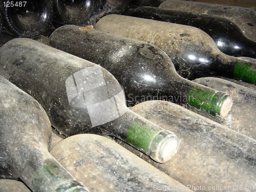 Image of Old dusty bottles