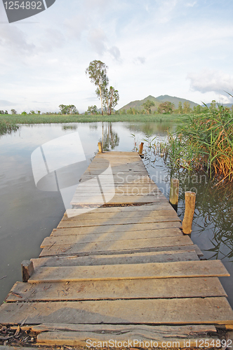 Image of Jetty on lake 