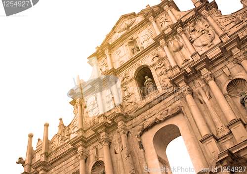 Image of Ruins of St.Paul's in Macau. 