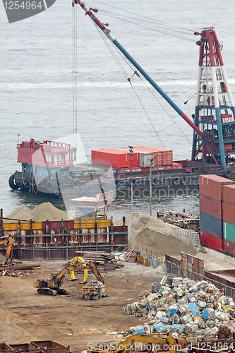 Image of scrap yard recycling