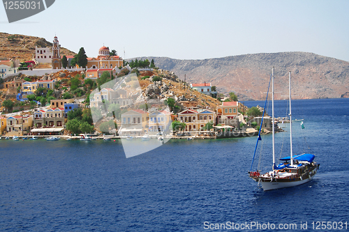 Image of Greece. Aegean sea. Island Symi (Simi)