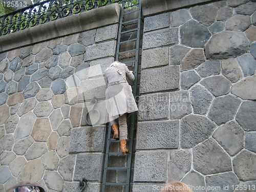 Image of Climbing at ladder