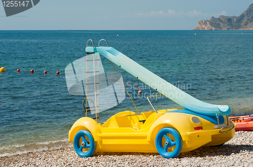 Image of Fancy pedal boat