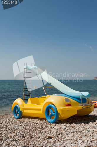 Image of Fancy pedal boat