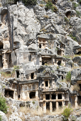 Image of Ancient Lycian tombs in Myra
