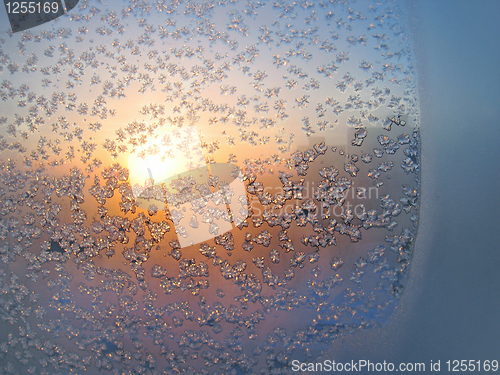 Image of frost and sun