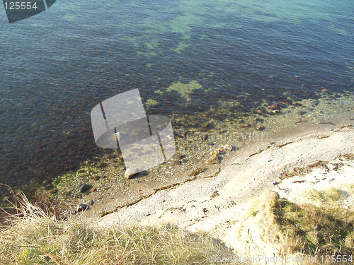 Image of Looking down at beach