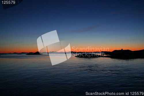 Image of Sunset at Roest, Norway