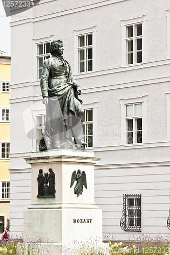 Image of Mozart statue Salzburg