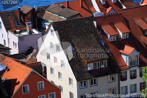 Image of Roofs of small German town.