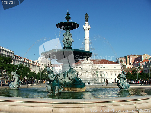 Image of Rosio Square in LIsbon